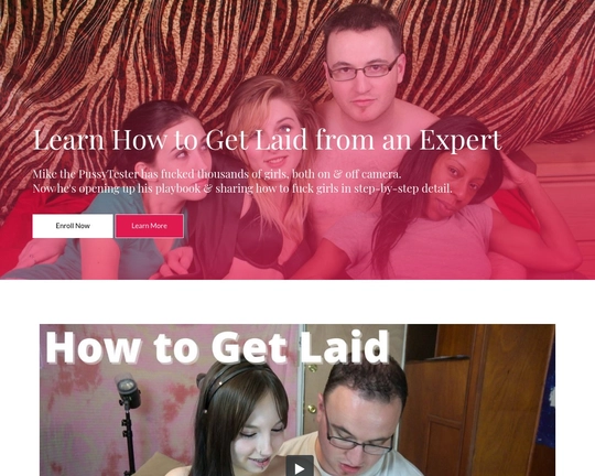 How To Get Laid (Mike the PussyTester) Logo